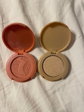 tarte Quirky Blush (pink) & Exposed Highlight (cream) Duo